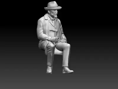 PASSENGER 3D print model 10