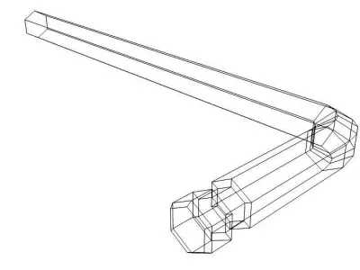 Mechanical Handtools - Allen Wrench 3D model