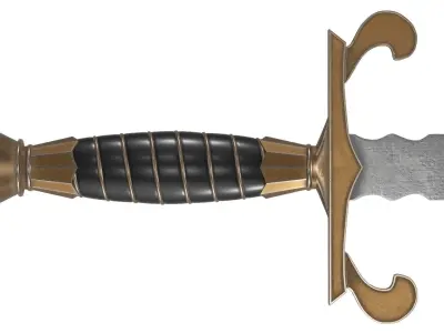 Dagger Fantasy 1 3D model