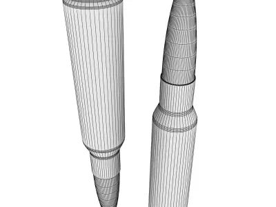 5 45x39 Cartridge 3D model