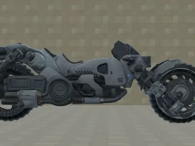 SUPER HEAVY BIKE 3D model