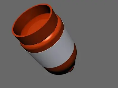 Gas Bottle Free 3D model