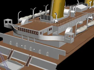 RMS Titanic 3D model from CGTrader