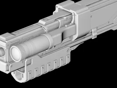 XF5 Weapon 3D model