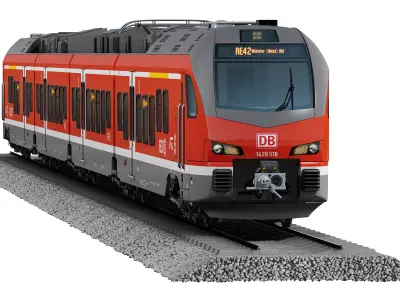 Stadler FLIRT 3 DB Regio NRW 3D model