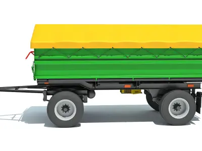 Farm Trailer 3D model