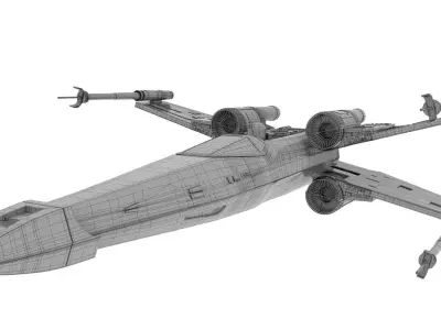 X-WING STARFIGHER 3D model