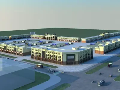 Office Building 3D model 187