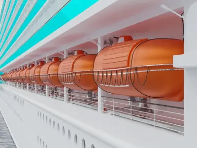 Crouse Ship 3D model