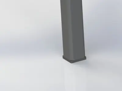 Factory work-table 1000x600 mm v2 3D model