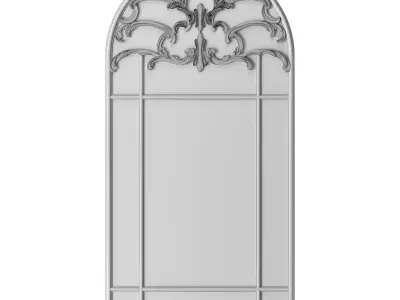 Beatrice Arched Mirror 3D model