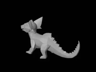 Dragon 3D print model