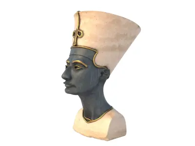 nefertiti Low-poly 3D model