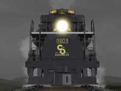 Allegheny Locomotive 3D model