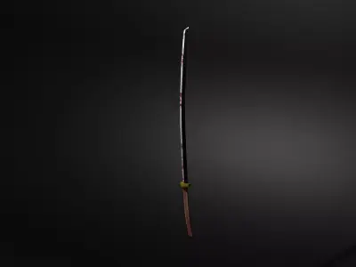 Katana sword Free 3D model order