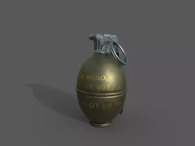 grenades model-5-69 Low-poly 3D model