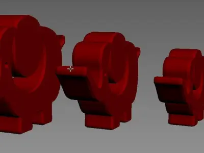 Elephant ornament Free 3D print model