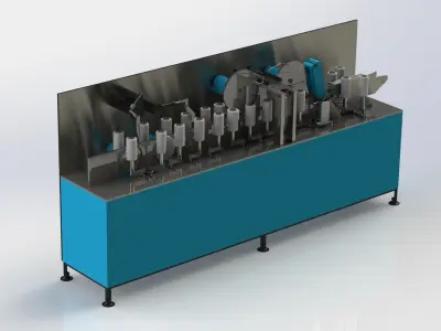 Fish Filleting Machine 3D model