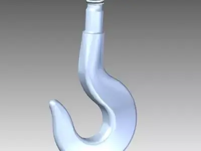 standard hook Free 3D model