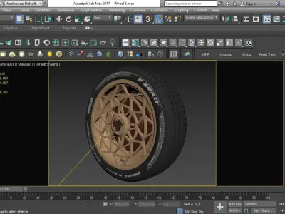 Wheel Tire 5 3D model