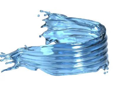 Water Splash 18 3D model