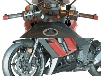Kawasaki Ninja 1000 3D model