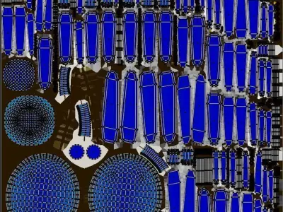 steel robot spider 3D model
