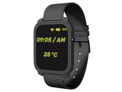 Smartwatch Free on Ko Fi Free 3D model
