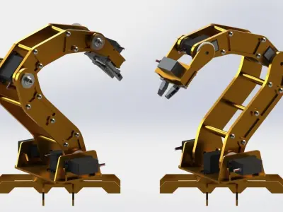 Robot Arm 3D model buy