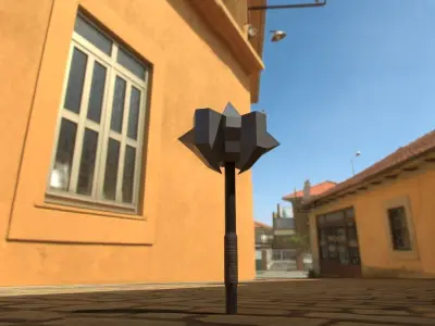Pointy hammer 3D model