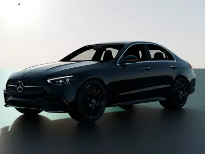 Mercedes C-class W206 Free 3D model