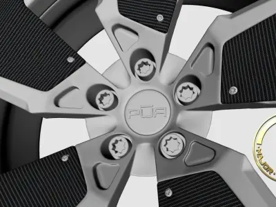 wheel PUR RS05 Free 3D model