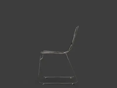 Metal Chair Low-poly 3D model purchase