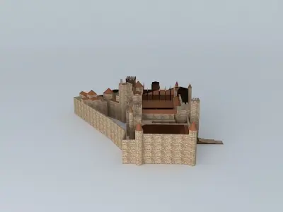 Royal Monastery of Santa Maria. Guadalupe Free 3D model