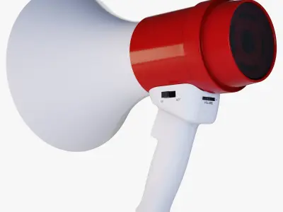 Megaphone 3D model buy