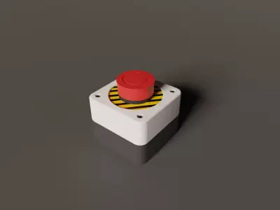Emergency Button Free 3D model