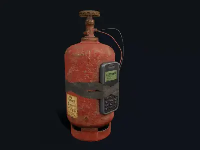 IED Phone Low-poly 3D model
