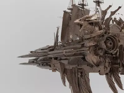 Dark Dreadnaught Duel dragons  3D model