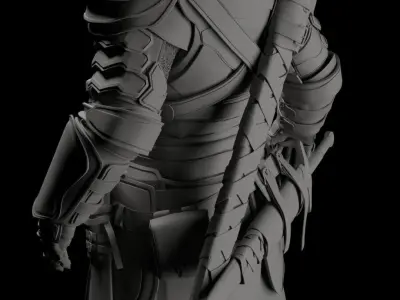 Knight in armor Free 3D model