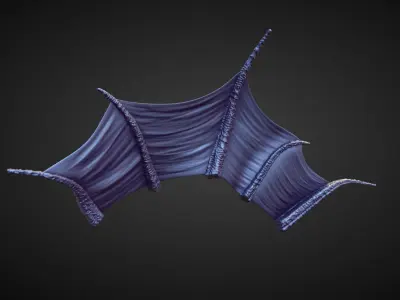 WING44 high poly sculpt 3D model