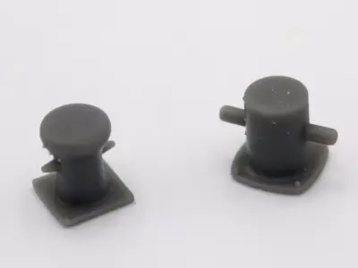 Set of 2 martim port bollard 1 train model  3D print model