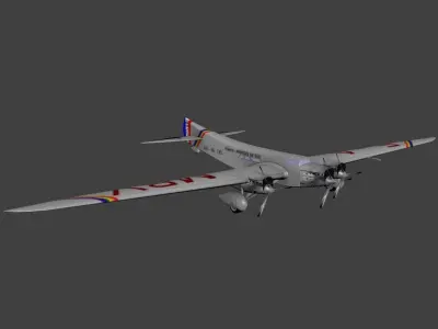 Couzinet 70 Free low-poly 3D model