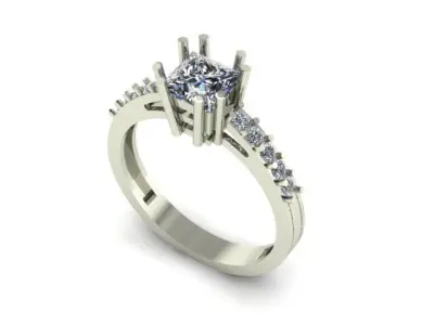 Princess Ring  3D print model