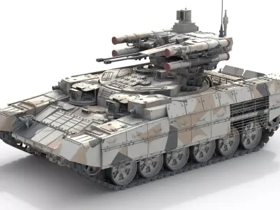 BMPT Terminator Low-poly 3D model