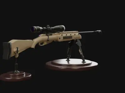 MW3 LA-B 330 Gold Platinum Polyatomic Orion Camo 3D model