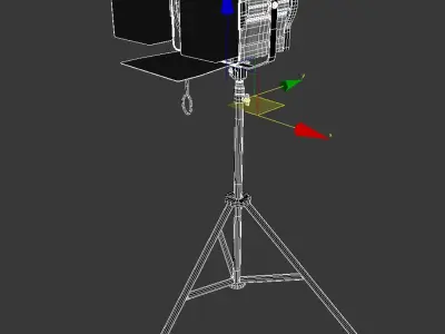  studio lighting, softbox, microphone, speakers, a farm, a suitcase, soffits, sennheiser, studio 