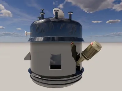 Mixer Tank 10m3 3D model