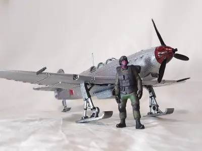 Yak-9 3D print model