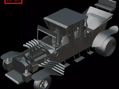 Herman Munster Mobile Coach The Munsters 3D model