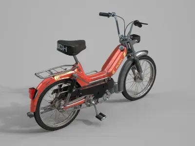 Puch Maxi Moped Dirty 3D model